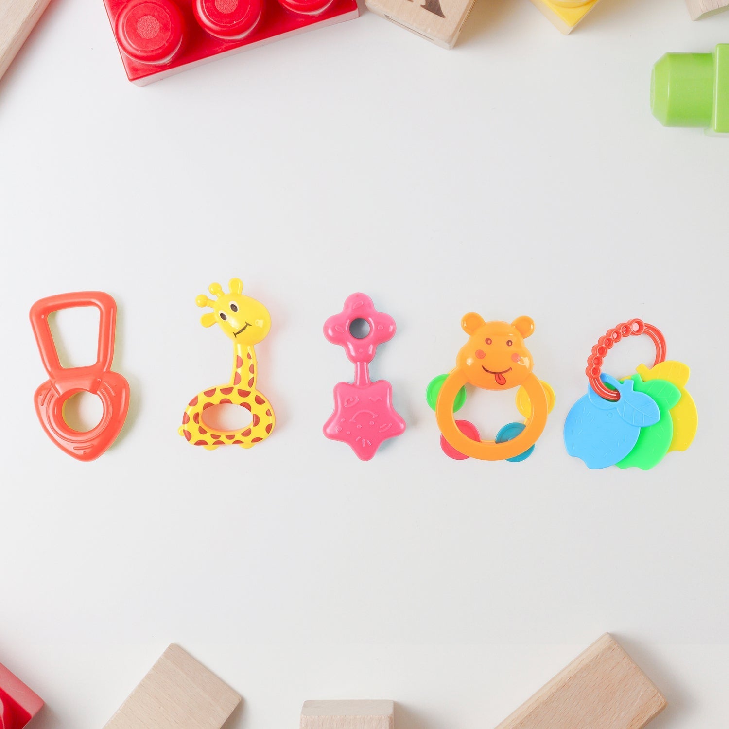 Plastic Baby Rattle Toys 5 Pcs Set Plastic Baby Rattle Toys 5 Pcs Set